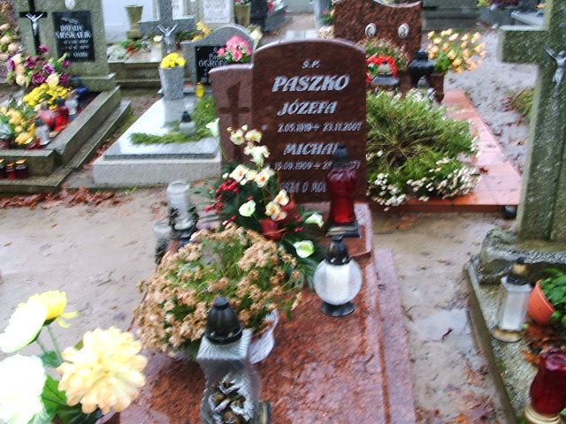 Grób Józefa Paszko