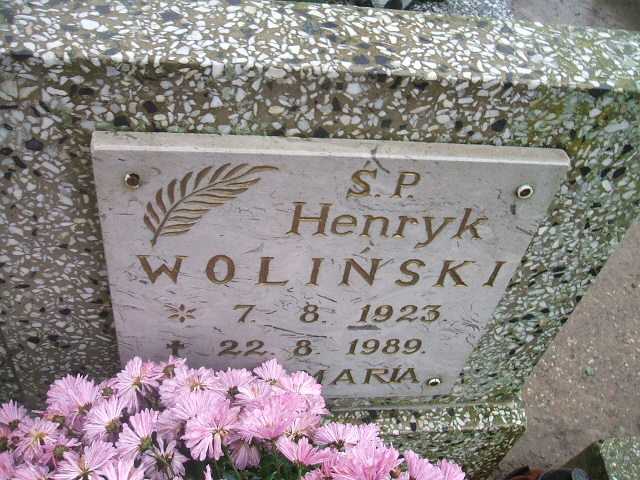 Henryk Woliński 1923 Rymań - Grobonet - Wyszukiwarka osób pochowanych