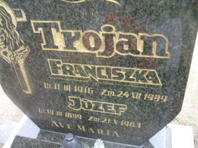 Franciszka Trojan 1916 Rymań - Grobonet - Wyszukiwarka osób pochowanych