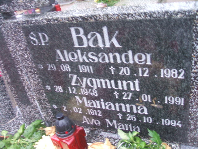 Henryka Bąk 1948 Rymań - Grobonet - Wyszukiwarka osób pochowanych