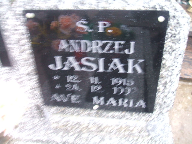 Andrzej Jasiak 1915 Rymań - Grobonet - Wyszukiwarka osób pochowanych