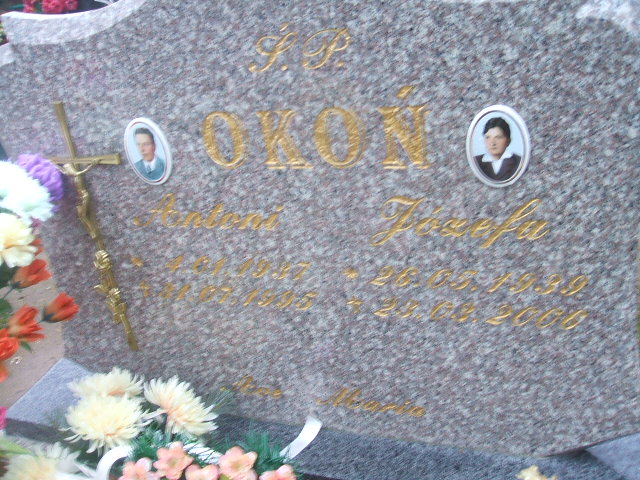 Antoni Okoń 1937 Rymań - Grobonet - Wyszukiwarka osób pochowanych