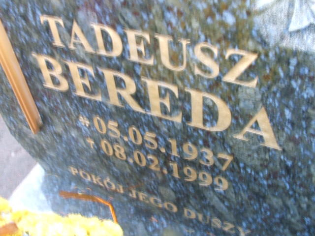 Tadeusz Bereda 1937 Rymań - Grobonet - Wyszukiwarka osób pochowanych