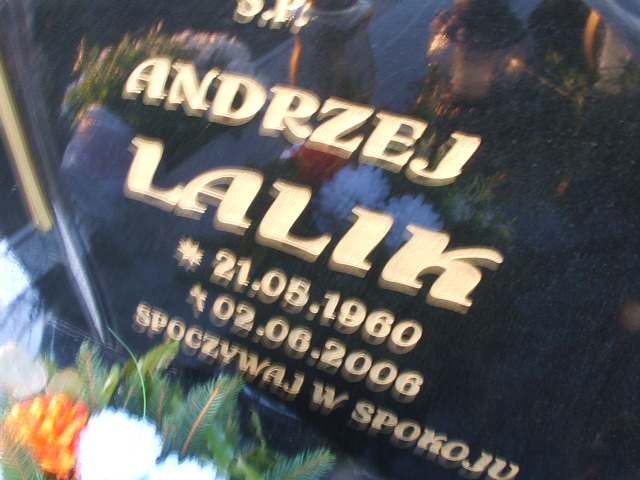 Andrzej Lalik 1960 Rymań - Grobonet - Wyszukiwarka osób pochowanych