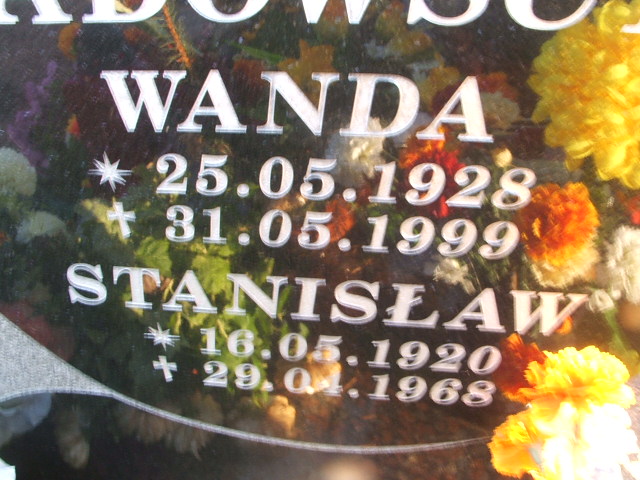 Wanda Sienkiewicz Sadowska 1926 Rymań - Grobonet - Wyszukiwarka osób pochowanych